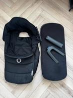 Bugaboo Fox2 Bekleding - Zwarte Wieg (ZGAN) + Zandkleur Set, Kinderwagen, Bugaboo, Ophalen of Verzenden, Zo goed als nieuw