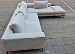 Design on stock hoekbank AIKON 3 X 2 M en hocker/poef stof, Huis en Inrichting, Ophalen, 250 tot 300 cm, Gebruikt, Hoekbank