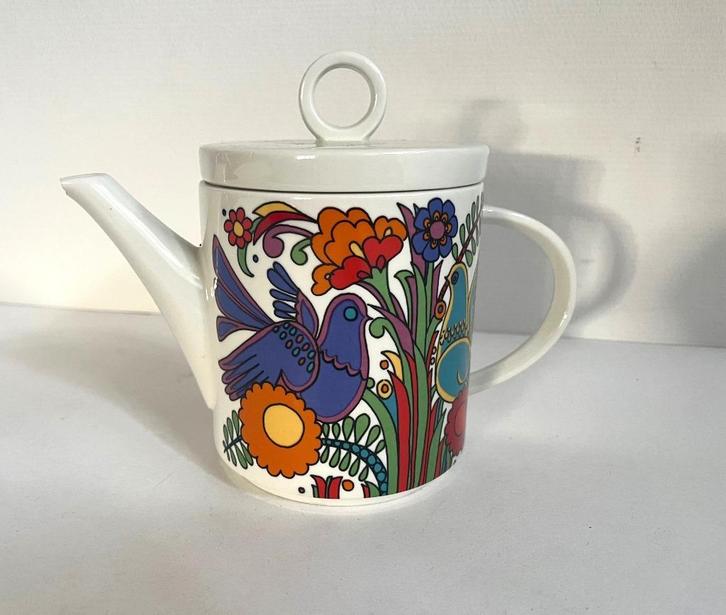 Vintage theepot Villeroy & Boch Acapulco, Huis en Inrichting, Keuken | Servies, Gebruikt, Overige typen, Overige stijlen, Porselein