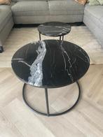 Set marmeren salon tafels, Huis en Inrichting, Ophalen, 50 tot 100 cm, Rond, 50 tot 100 cm