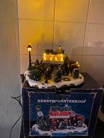 Kerstbomen verkoop typisch hollands kerstdorp met lampjes, Diversen, Kerst, Ophalen of Verzenden