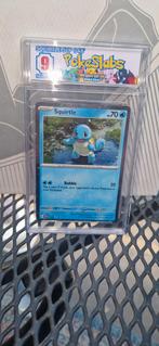 Squirtle graded 9 holo pokemon kaart, Ophalen of Verzenden, Zo goed als nieuw, Losse kaart