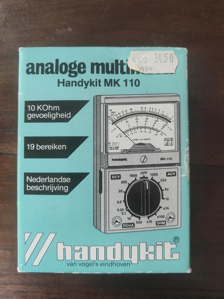 Handykit MK 110 Analoge Multimeter - Nieuw in Doos, Antiek en Kunst, Antiek | Gereedschap en Instrumenten, Ophalen of Verzenden