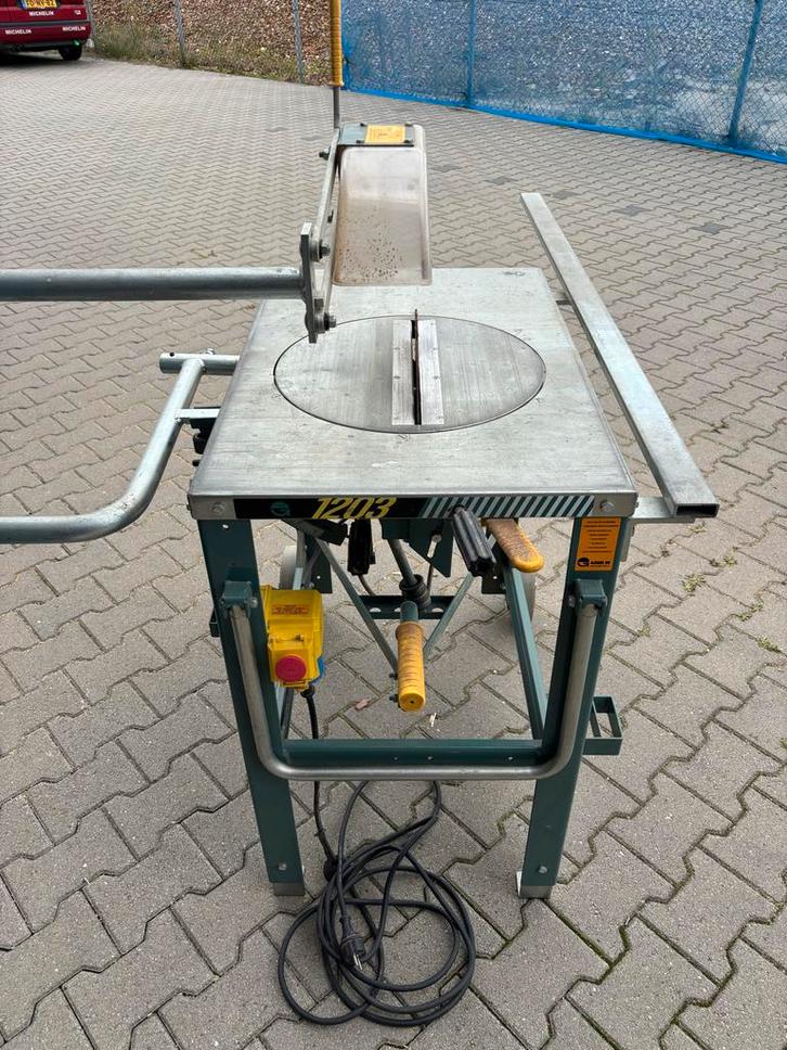 Gjerde Zaagtafel 1203 - Goedwerkend, Doe-het-zelf en Verbouw, Gereedschap | Zaagmachines, Gebruikt, Cirkelzaag, 1200 watt of meer