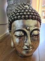 woon - tuin decoratie Buddha zilver, Ophalen of Verzenden, Zo goed als nieuw