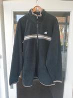Fleecejack met rits - vest - jas - merk Adidas - vintage-XL, Zwart, Maat 56/58 (XL), Ophalen of Verzenden, Zo goed als nieuw