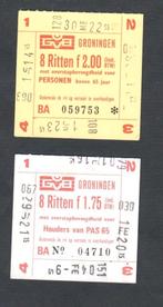 2 kaartjes GVB Groningen, Ophalen of Verzenden, Bus of Metro, Overige typen