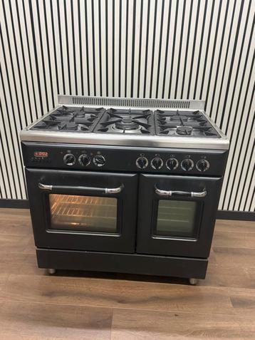 Luxe Fratelli Onofri Fornuis 5 pits met dubbele oven 90 cm beschikbaar voor biedingen