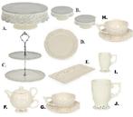 Servies Princess roomwit divsere delen Nieuw, Huis en Inrichting, Keuken | Servies, Verzenden, Nieuw, Porselein