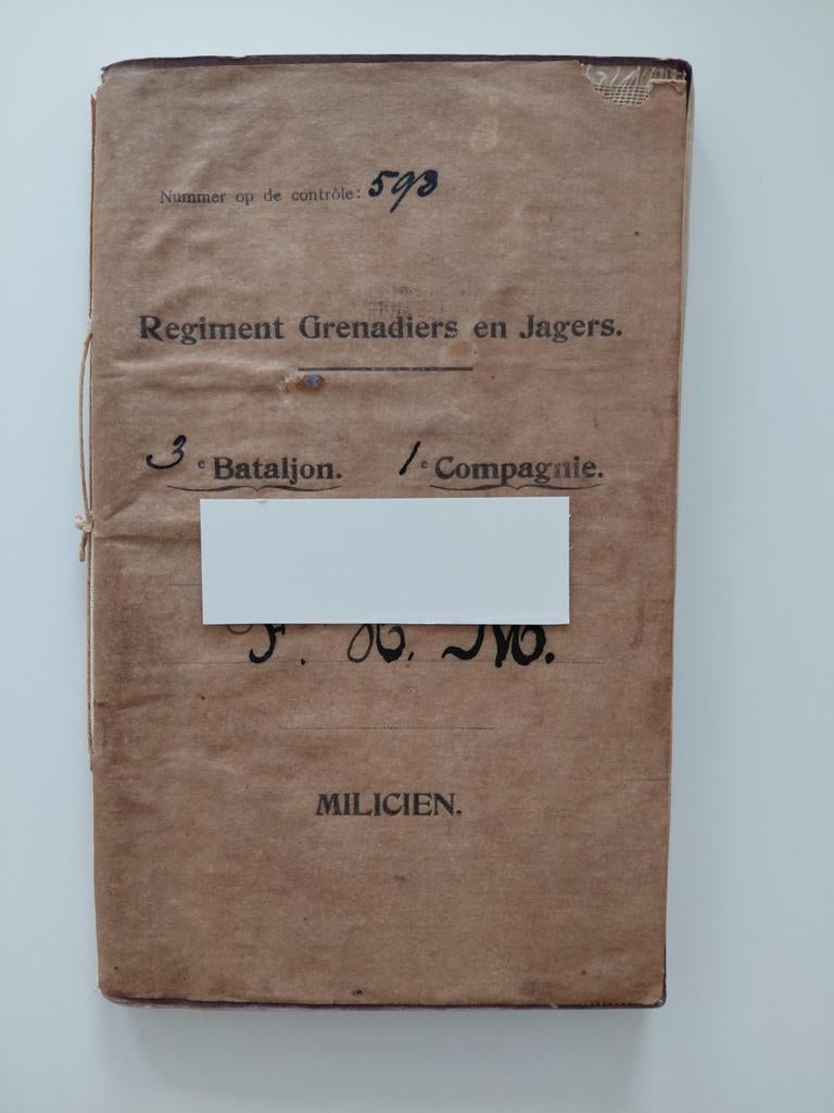 Militair Zakboekje - Grenadiers en Jagers 1910., Verzamelen, Militaria | Algemeen, Ophalen of Verzenden, Landmacht, Nederland