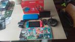 Nintendo Switch v1, Spelcomputers en Games, Spelcomputers | Nintendo Switch, Ophalen, Met games, Met 2 controllers, Zo goed als nieuw