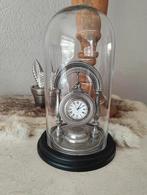 Mooi tinnen(94%) Aiger klokje in stolp, Ophalen of Verzenden, Zo goed als nieuw