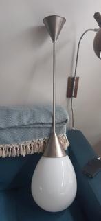 Art Deco Druppellamp, Huis en Inrichting, Lampen | Hanglampen, Ophalen, Zo goed als nieuw, Glas, 75 cm of meer