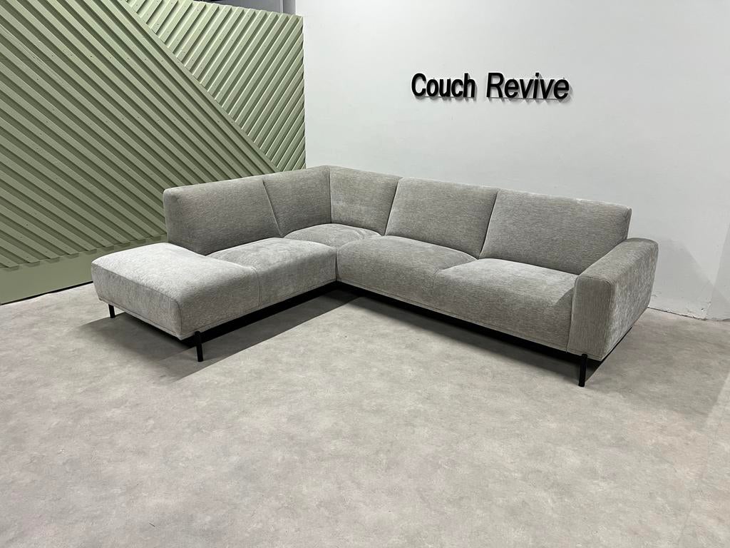 GRATIS LEVERING Z.G.A.N grijze hoekbank 290x225 Gereinigd