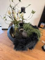 Olijfbak, Huis en Inrichting, Ophalen, Zo goed als nieuw, Rond, Overige materialen