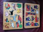 Houten kinder puzzels, Ophalen of Verzenden, Zo goed als nieuw, Van hout, Minder dan 10 stukjes