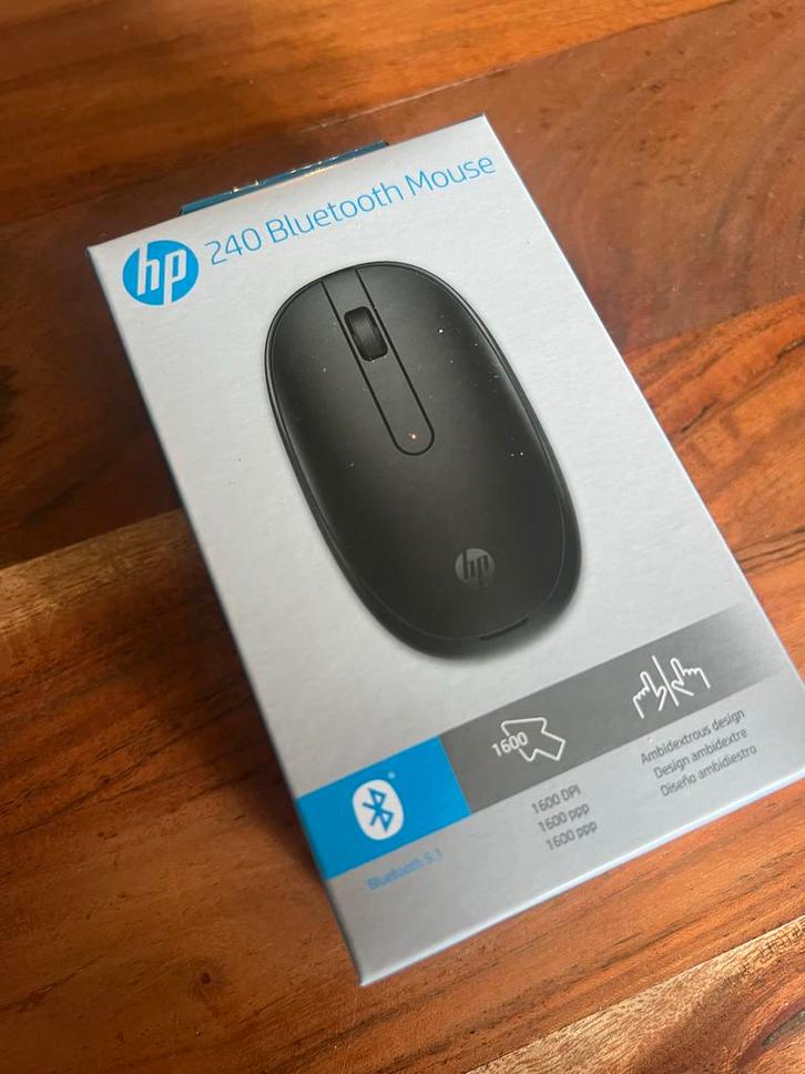 HP 240 Bluetooth Muis - Nieuw in doos!, Computers en Software, Muizen, Nieuw, Muis, Linkshandig, Draadloos, Ophalen of Verzenden