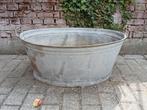 Oude zinken teil handvatten brocante plantenbak bloembak, Tuin en Terras, Bloembakken en Plantenbakken, Ophalen, Gebruikt, Metaal
