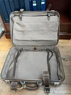 Vintage leren reiskoffer, 60 tot 70 cm, Gebruikt, 45 tot 55 cm, Slot