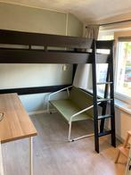 Bankje, groen, ikea, simpel t.e.a.b., Tuin en Terras, Ophalen, Zo goed als nieuw