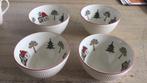 4 hoge kommen Wedgwood Windsor Christmas kerstservies, Huis en Inrichting, Keuken | Servies, Ophalen of Verzenden, Zo goed als nieuw