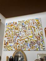 Originele grote schilderijen van Fons Bloemen, Antiek en Kunst, Ophalen