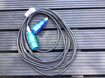 9 MTR. STROOMKABEL VOOR CARAVAN /CAMPER !!! beschikbaar voor biedingen