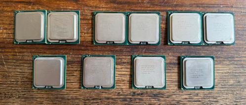 Partij van 10 Socket S775 Intel CPU’s, Computers en Software, Processors, Zo goed als nieuw, Ophalen of Verzenden