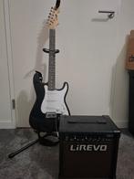 Max Music Gitaar + Livero Versterker - Nieuw!, Muziek en Instrumenten, Nieuw, Met versterker, Solid body, Ophalen