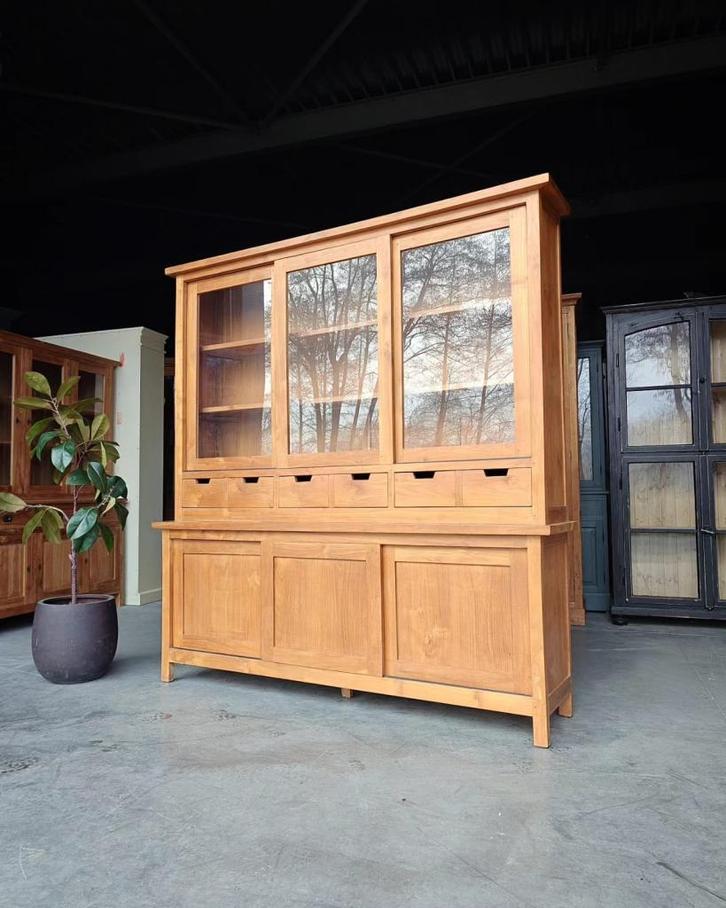Oude schoolkast | Laboratoriumkast | vintage #1716, Huis en Inrichting, Kasten | Buffetkasten, 200 cm of meer, 150 tot 200 cm