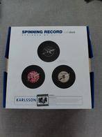 Karlsson Spinning Record Klok - Uniek Design!, Huis en Inrichting, Ophalen of Verzenden, Zo goed als nieuw, Analoog, Wandklok