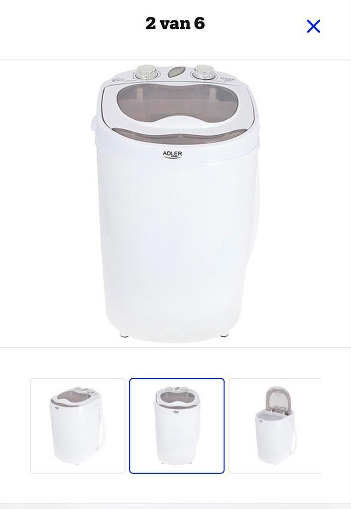 Mini Wasmachine - Ideaal voor Camping!, Witgoed en Apparatuur, Wasmachines, Nieuw, Bovenlader, Minder dan 4 kg, Minder dan 85 cm