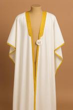 Witte Arabische Bisht - met gouden details, Kleding | Heren, Ophalen of Verzenden, Nieuw, Unknown