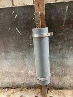 Pvc buis 160 mm met rvs beugels, Ophalen, Pvc, Zo goed als nieuw, Minder dan 2 meter