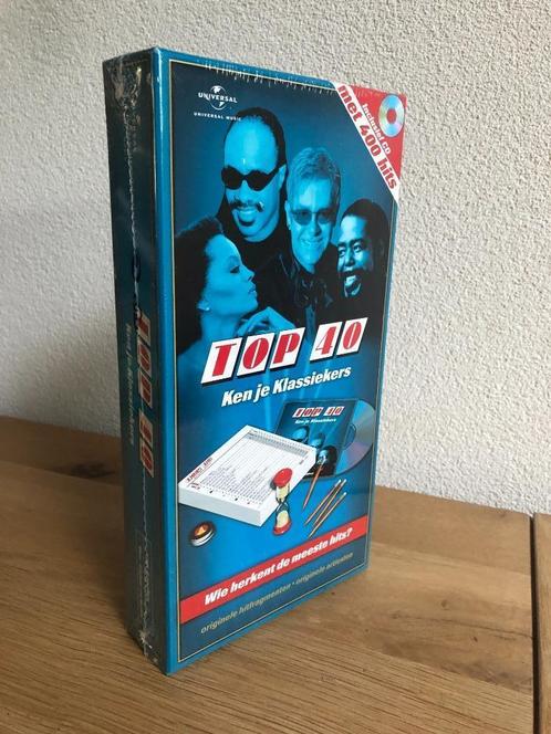 Top 40 Ken je Klassiekers+Cd met 396 muziekfragmenten NIEUW, Hobby en Vrije tijd, Gezelschapsspellen | Overige, Nieuw, Vijf spelers of meer