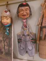 Vintage kinder tiroler broek lederhose voor pop of beer, Antiek en Kunst, Antiek | Speelgoed, Ophalen of Verzenden