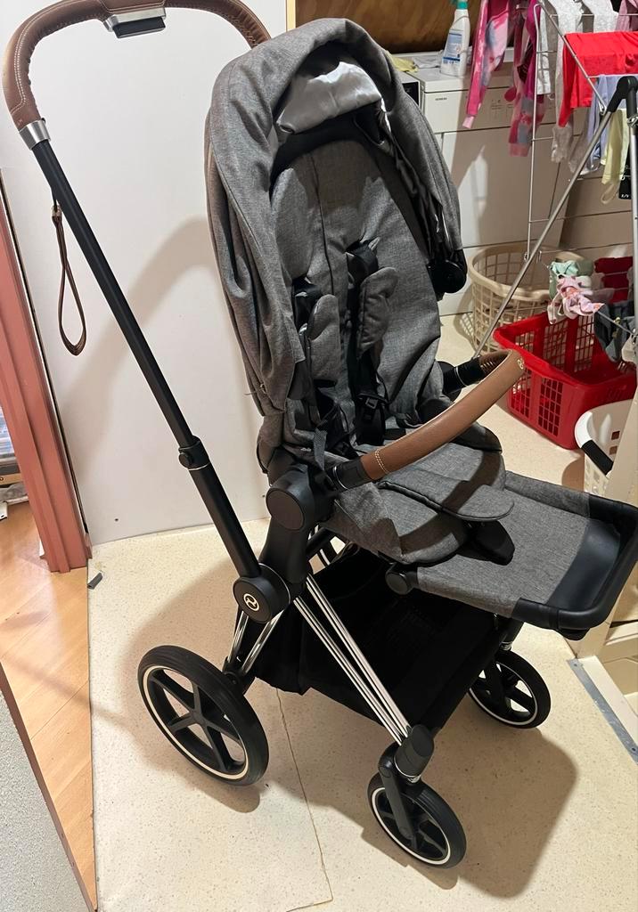 Cybex Priam Kinderwagen inclusief lite cot- Topstaat!, Kinderen en Baby's, Kinderwagens en Combinaties, Zo goed als nieuw, Kinderwagen