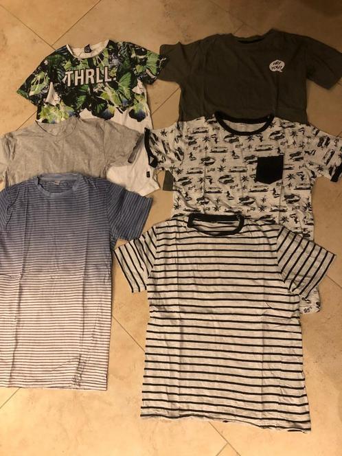 6 jongens t-shirts maat 158-164, Kinderen en Baby's, Kinderkleding | Maat 158, Zo goed als nieuw, Jongen, Shirt of Longsleeve