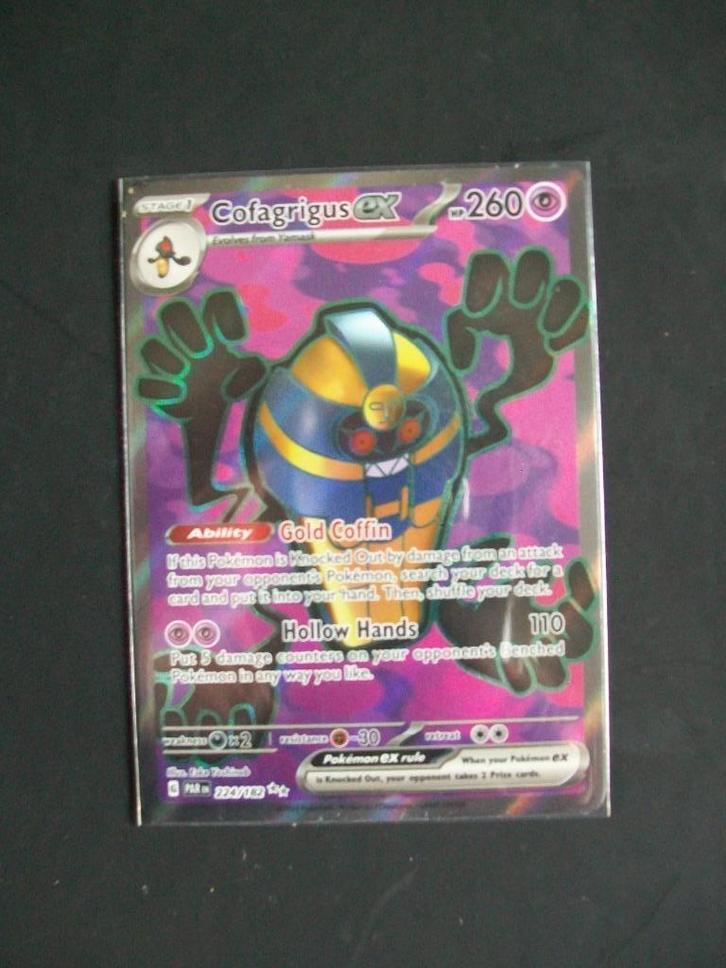 3106: Nieuwe Pokemon Kaart Secret COFAGRIGUS EX (224/182), Hobby en Vrije tijd, Verzamelkaartspellen | Pokémon, Nieuw, Losse kaart