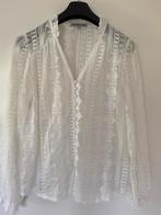 Mooie kanten blouse M, Ophalen of Verzenden, Zo goed als nieuw, Maat 38/40 (M), Wit