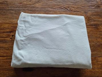 1 persoons hoeslaken, crème kleurig beschikbaar voor biedingen
