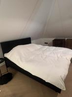 boxspring bed - Tweepersoons, Ophalen, Zwart, Tweepersoons, Zo goed als nieuw