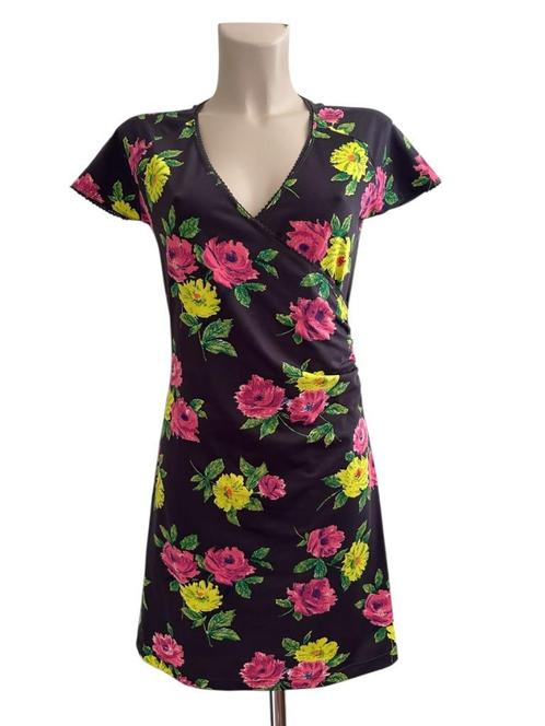 King Louie jurk M, Kleding | Dames, Jurken, Zo goed als nieuw, Bruin, Ophalen of Verzenden