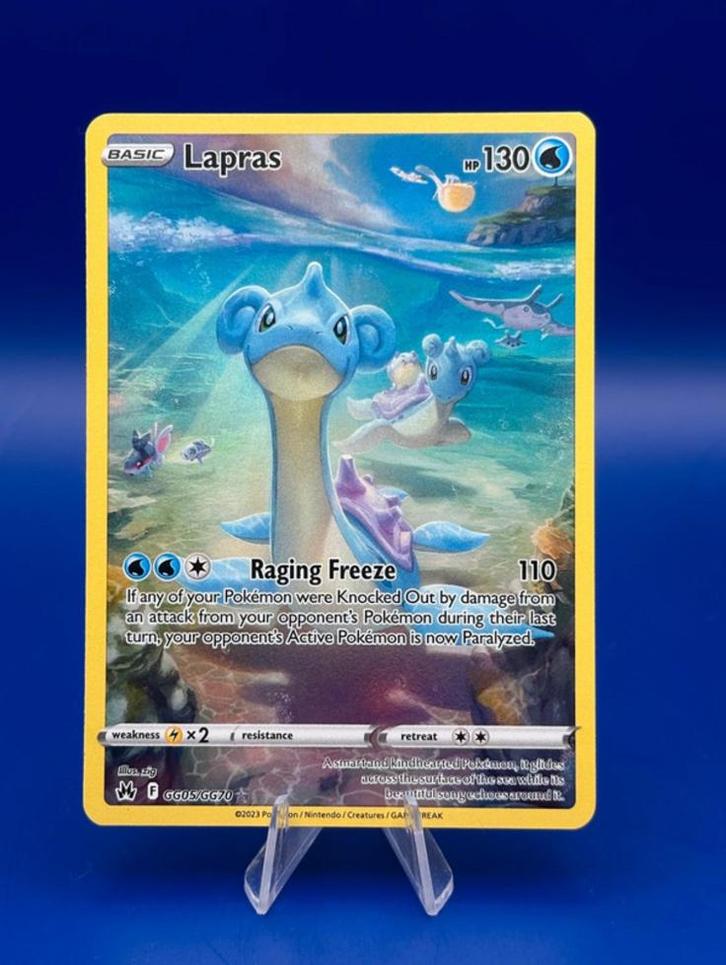 Lapras GG05/GG70, Hobby en Vrije tijd, Verzamelkaartspellen | Pokémon, Nieuw, Losse kaart, Ophalen of Verzenden