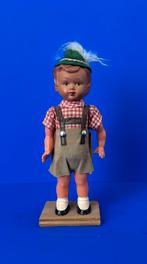 Vintage Beierse of Tiroler klederdracht jongen, Verzamelen, Poppen, Ophalen of Verzenden, Zo goed als nieuw, Pop