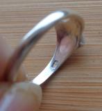 zilveren ring Finse style [047], Verzenden, Zo goed als nieuw, 17 tot 18, Dame