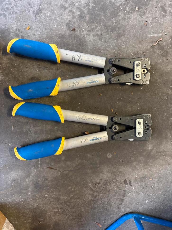 Klauke K05 & K05D Krimptangen, Doe-het-zelf en Verbouw, Gereedschap | Handgereedschap, Gebruikt, Ophalen