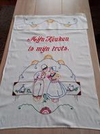 Mooie geborduurde overhanddoek.past op Brabantia handdoekrek, Antiek en Kunst, Ophalen of Verzenden