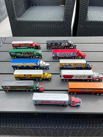 MATCHBOX USA TRUCKS MACK PETERBILT ENZ…(set van 11 stuks) beschikbaar voor biedingen