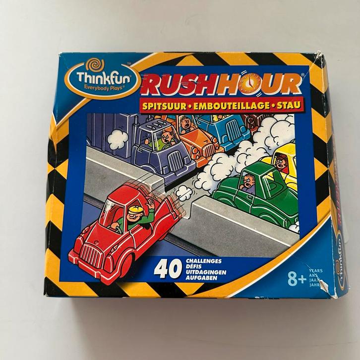 Rush Hour Puzzelspel, Hobby en Vrije tijd, Gezelschapsspellen | Overige, Gebruikt, Een of twee spelers, Ophalen of Verzenden